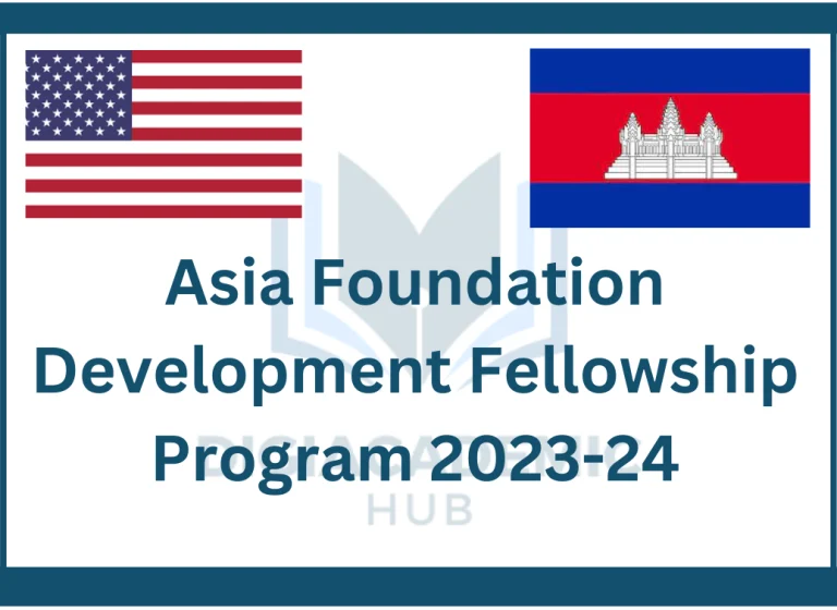 Asia Foundation Development Fellowship Program 2023-24