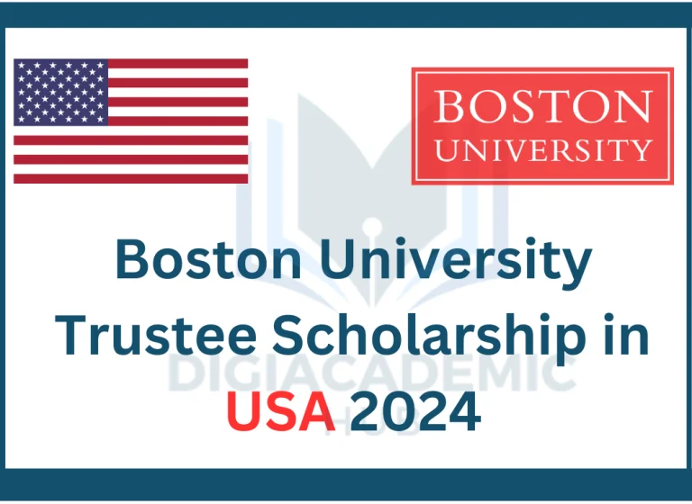 Boston University Trustee Scholarship in USA