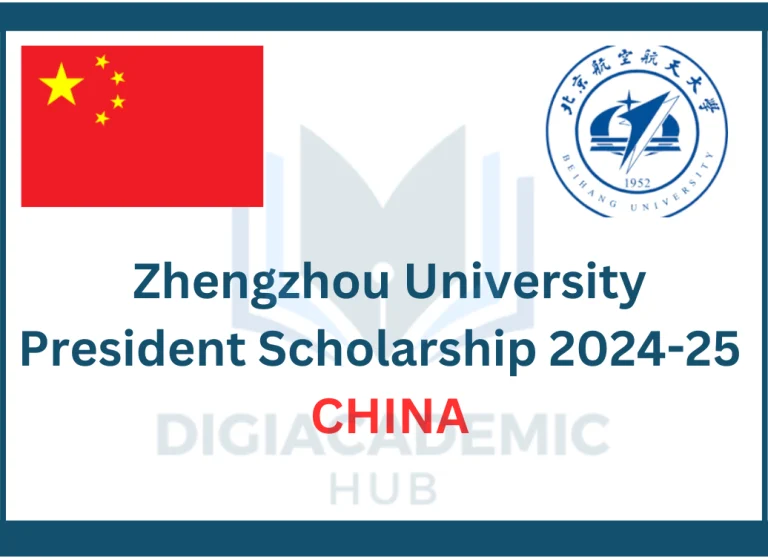 Zhengzhou University President Scholarship for March Intake 2024-25 China