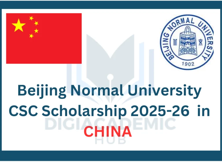 Beijing Normal University CSC Scholarship 2025-26 in China