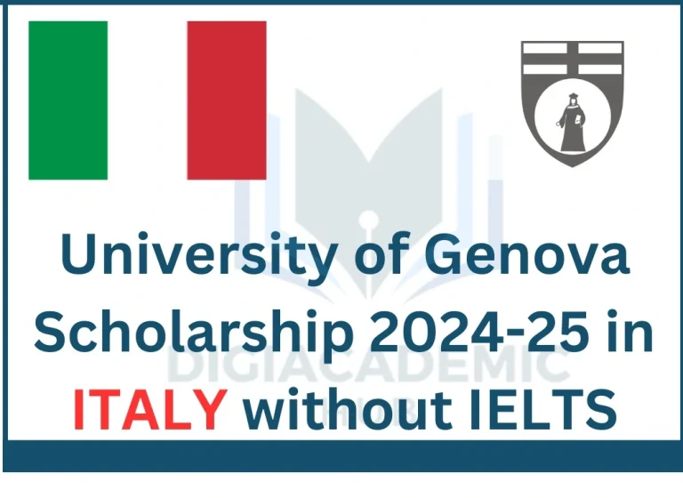 University of Genova Scholarship 2024-25 in Italy without IELTS
