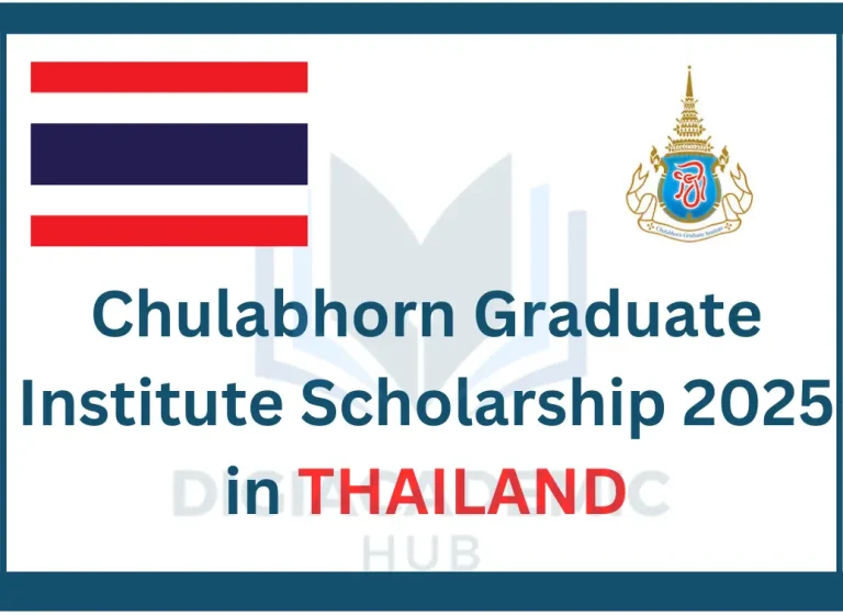 Chulabhorn Graduate Institute Scholarship 2025 in Thailand