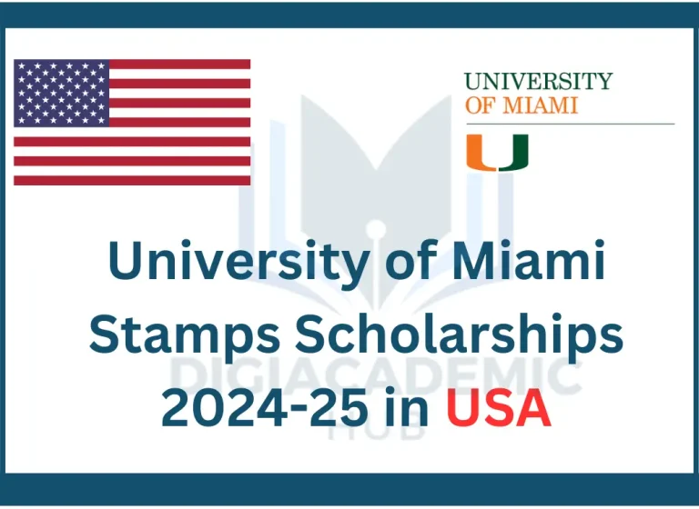 University of Miami Stamps Scholarships 2024-25 in USA (Fully Funded)